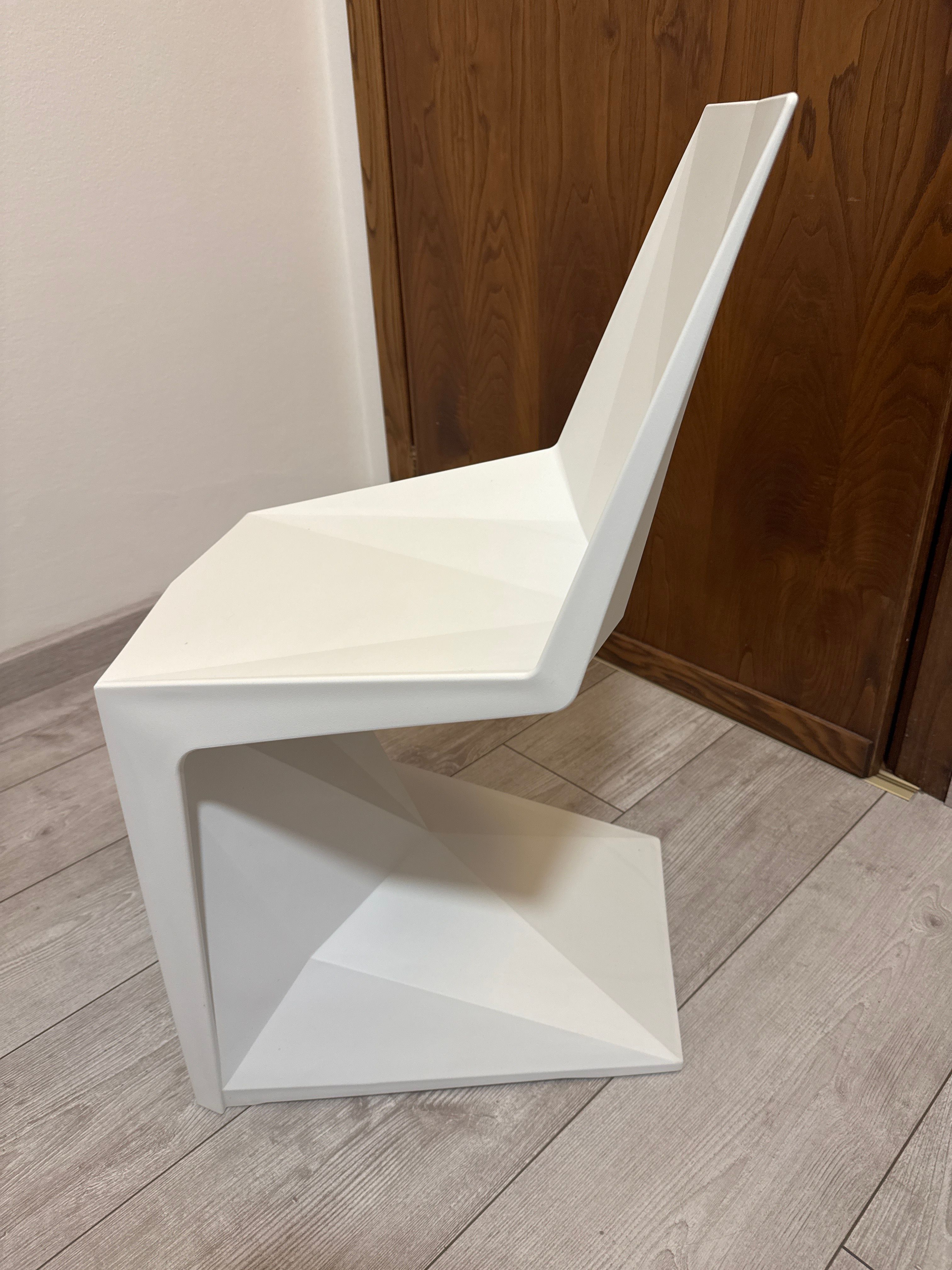 Set di 4 sedie geometriche Voxel colore bianco  Side