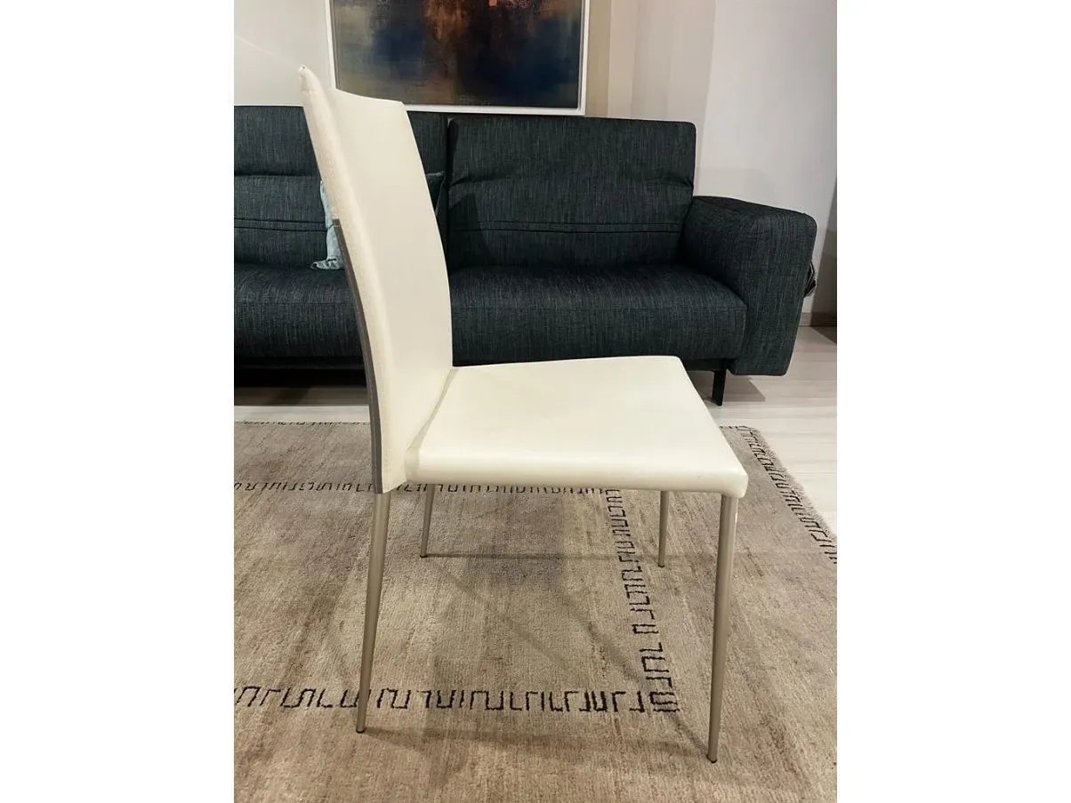 Minnie chair in eco-leather, Stones 2