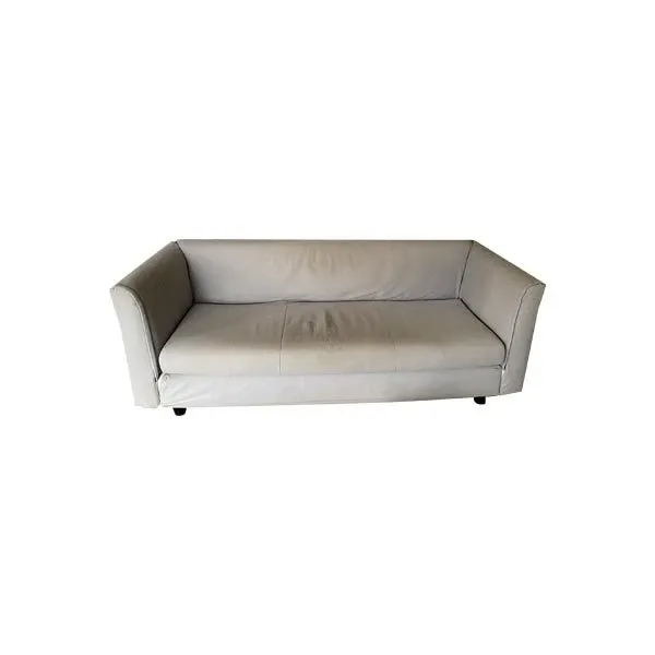 Zip 3 seater sofa in gray fabric, De Padova image