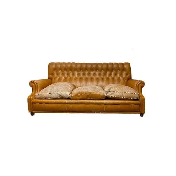 Bonnie 3 seater sofa in leather (brown), Poltrona Frau image