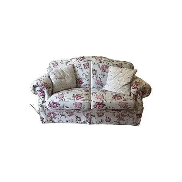 Classic 3 seater sofa in embroidered fabric, TreCi salotti image