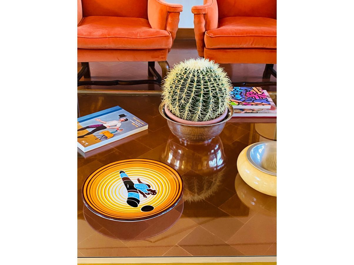 Vintage Calciatore plate by Dante Baldelli (1970s), Rometti ceramics 4