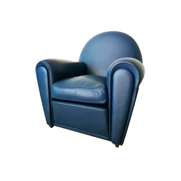 Vanity Fair iconic leather armchair (blue), Poltrona Frau image