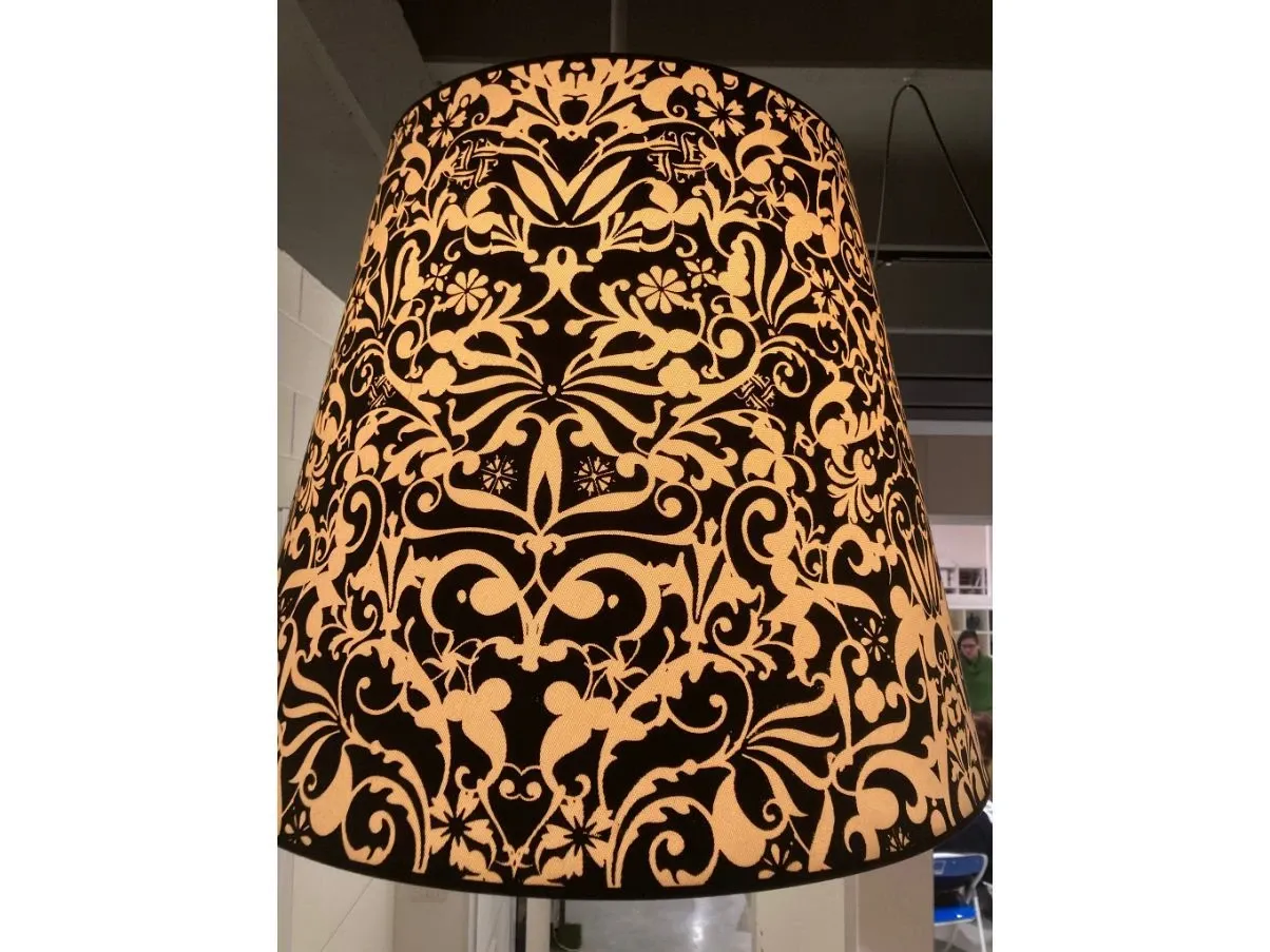 Lampada a sospensione Gilda in tessuto, Pallucco 2