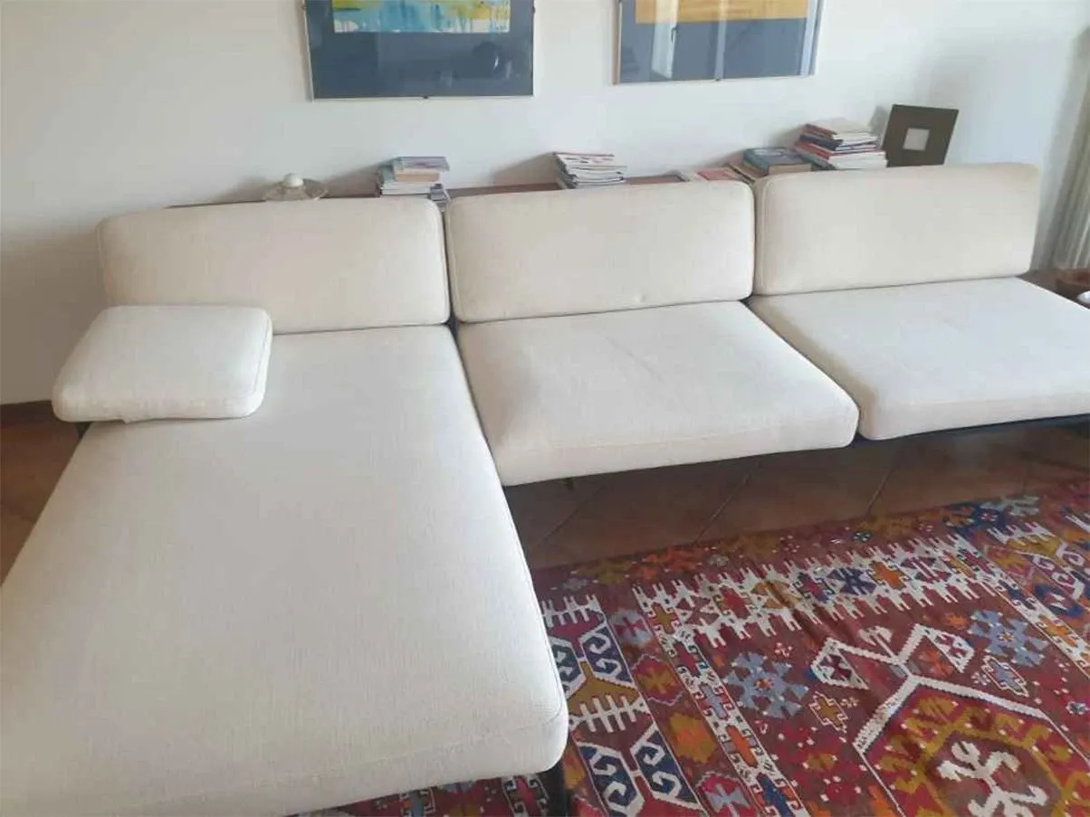 288 Sled 3-seater sofa by Rodolfo Dordoni (white) 2