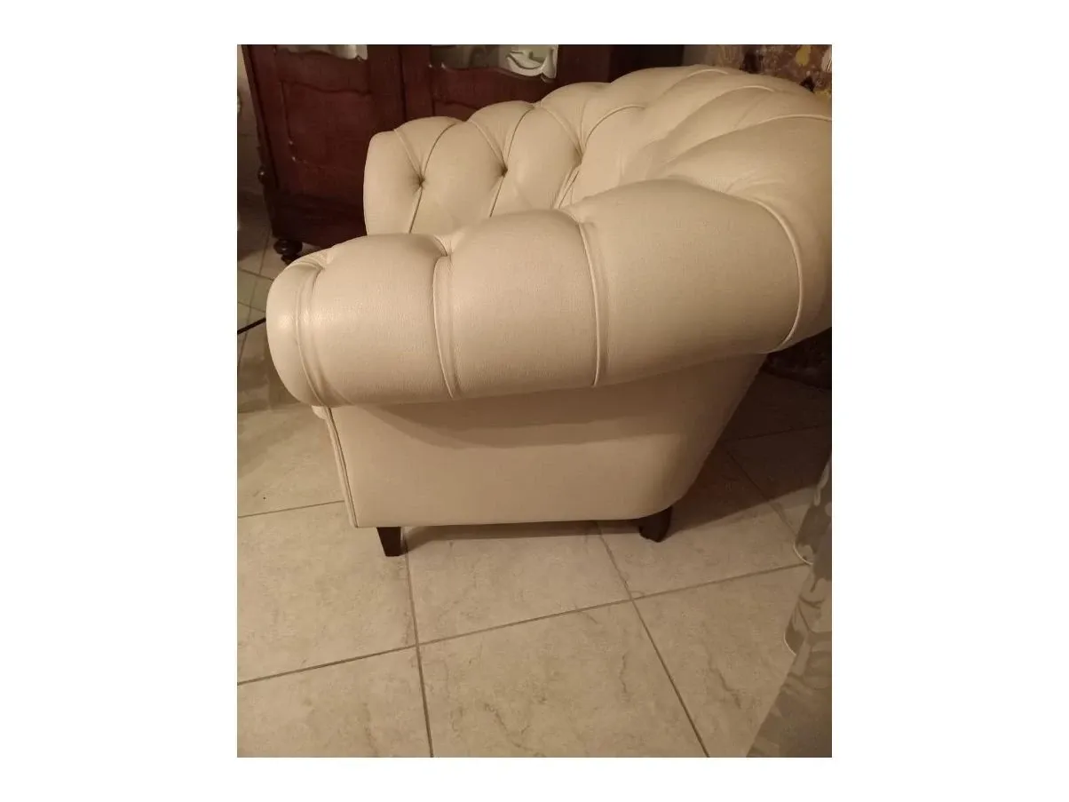 Set 2 poltrone Chester in pelle, Valdichienti 4