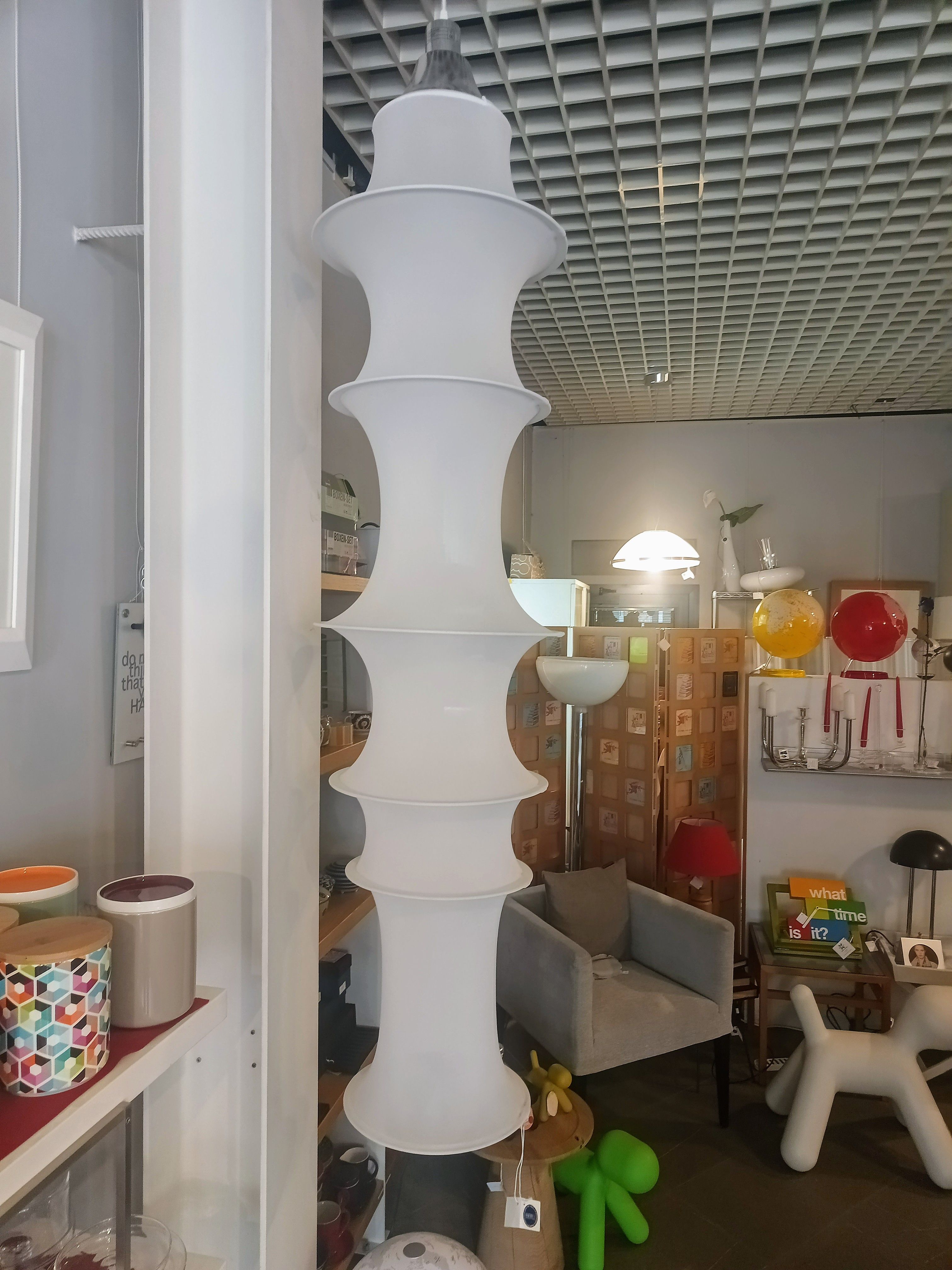 Lampada da soffitto Falkland in tessuto di Bruno Munari Main