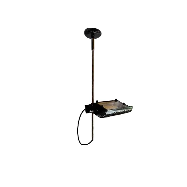 Colombo 885 ceiling lamp in aluminum (black), Oluce image