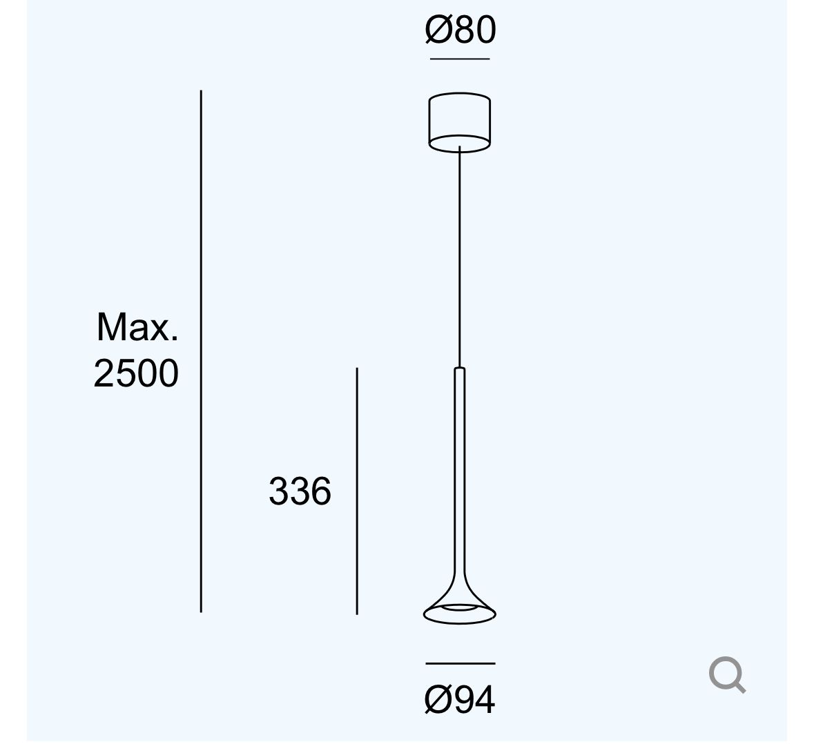 Lampada da soffitto minimale in alluminio e acciaio, Leds C4 Details