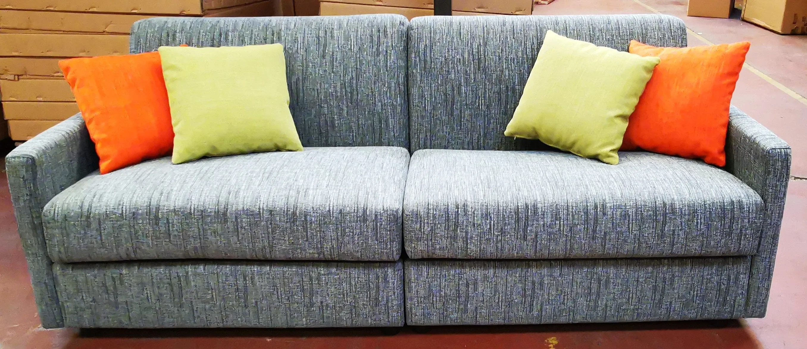 3-seater sofa with twin Lamp bed, Milano Bedding 1