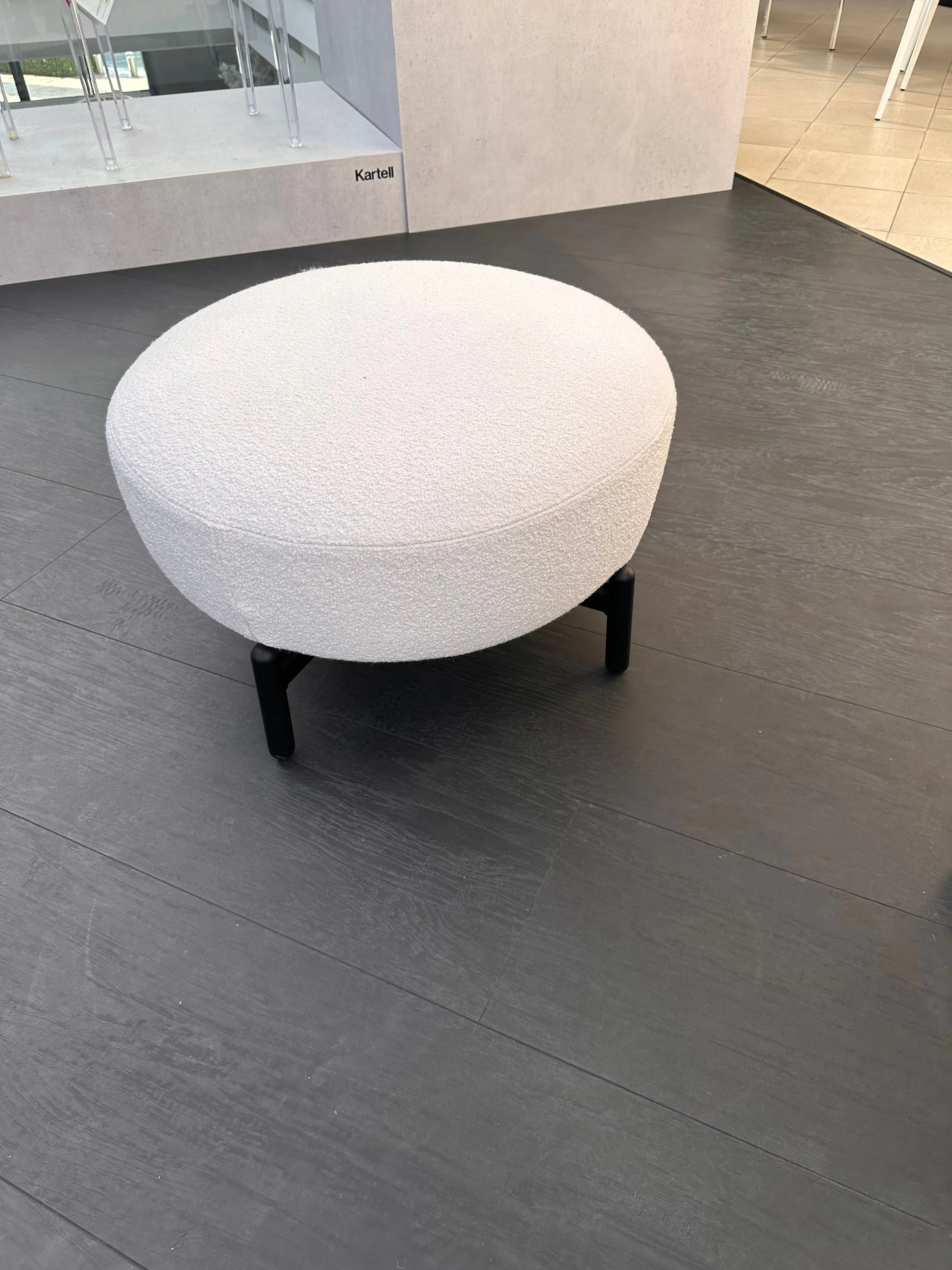 Pouf tondo Lunam Orsetto (bianco), Kartell 2