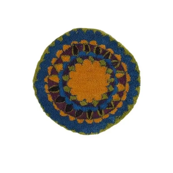 Mandala round rug in wool, Susanna Cati Design image