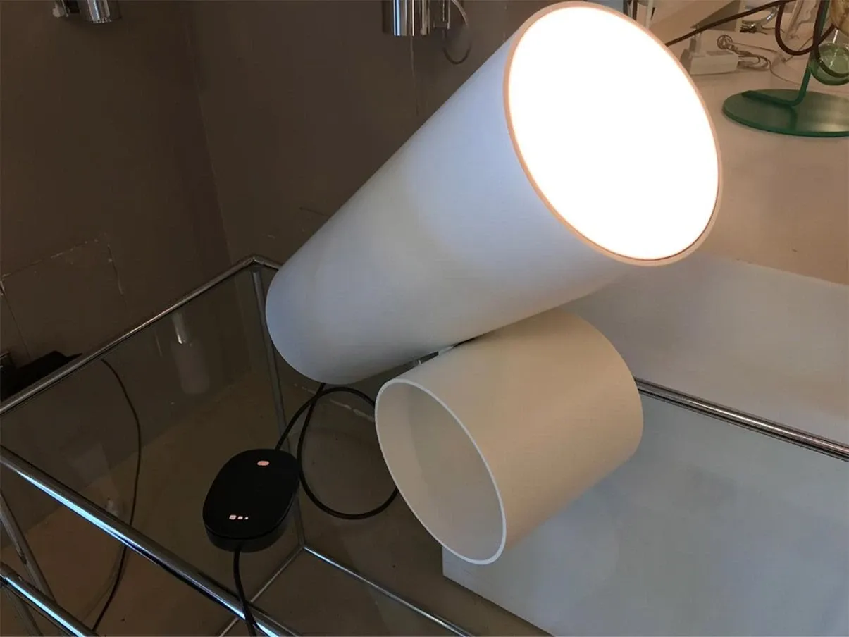 Original Sawaru table lamp by Nendo, Flos 2