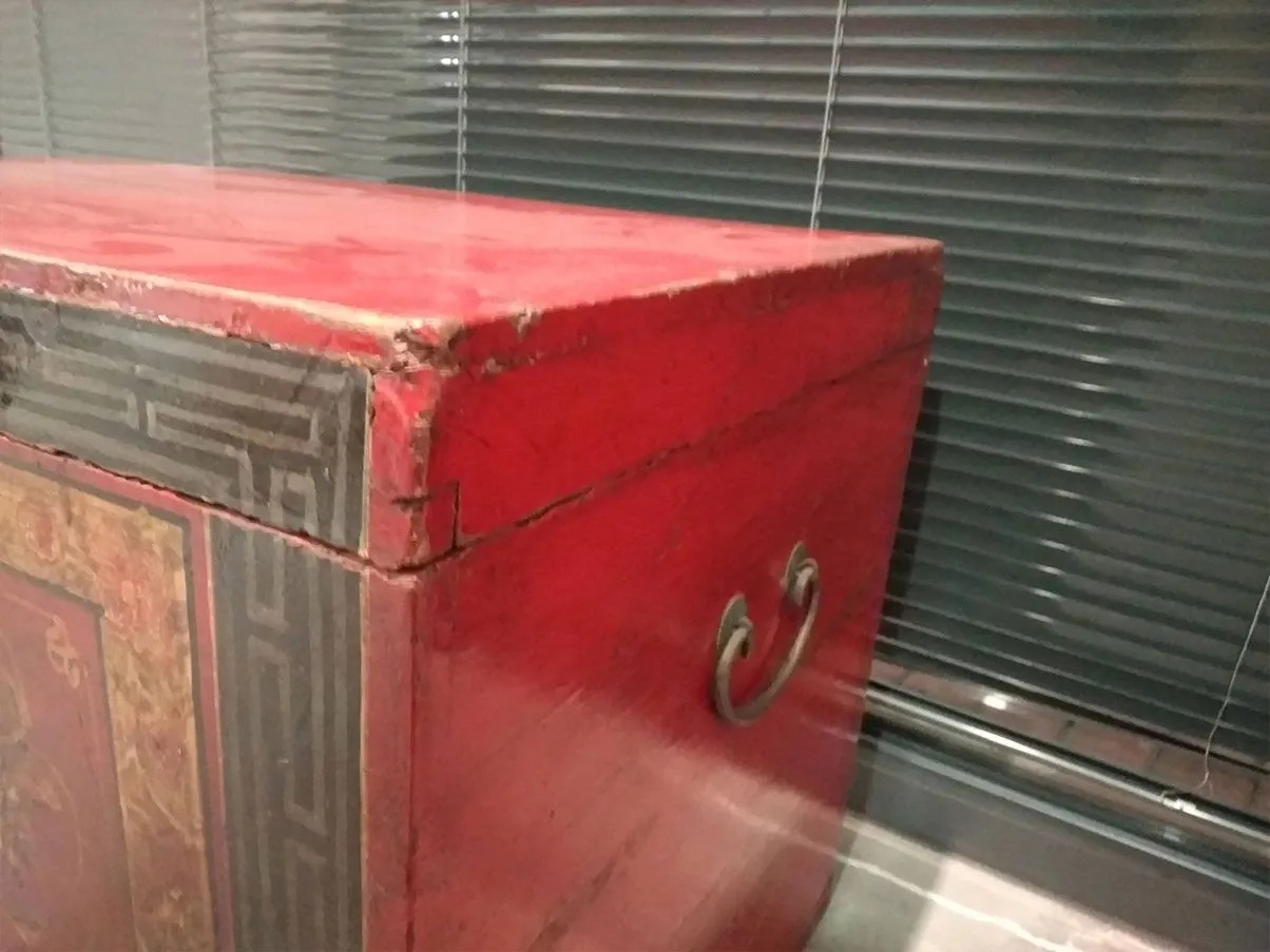 Chinese container trunk in fir wood, Antiqua Trade 6
