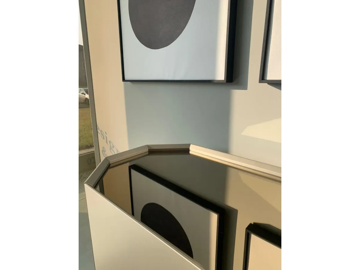 Chelsea sideboard in lacquered wood and crystal, Cattelan Italia 4