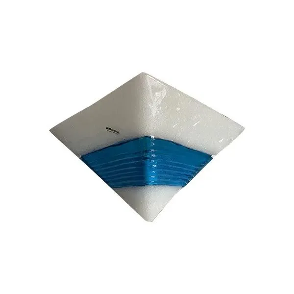 Applique contemporanea in vetro di Murano (blu), Mazzenga 