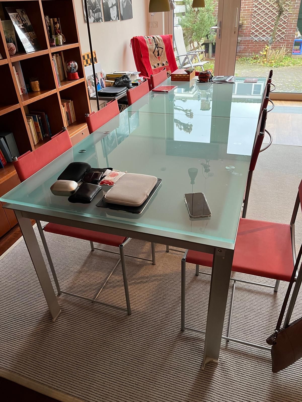 Tavolo da pranzo allungabile Atavola di Paolo Piva (anni '80) Main