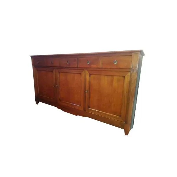 Sideboard in cherry wood with doors and drawers, Morelato image