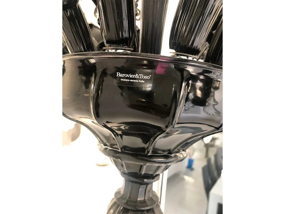 Lampadario Taif in cristallo nero, Dolce e Gabbana 1