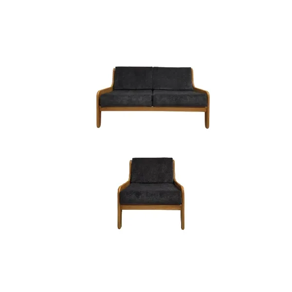 Set divano 2 posti e poltrona vintage (anni'50), Arflex image