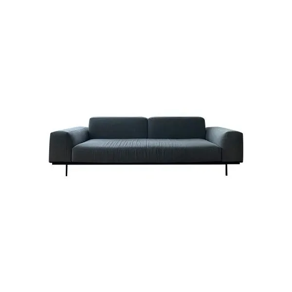 Sit Up 2-seater sofa in gray fabric, Vibieffe image