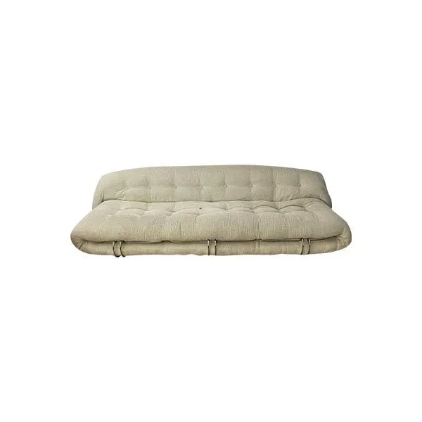 Divano 3 posti Soriana in velluto (beige), Cassina 