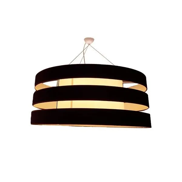 Brown Penta suspension lamp, Giorgetti image