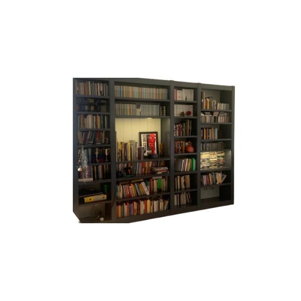 Folio bookcase in oak wood (blue), Roche Bobois image