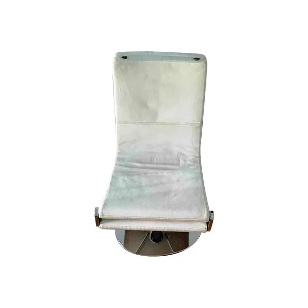Dragonfly chaise longue in leather (white), Bonaldo image