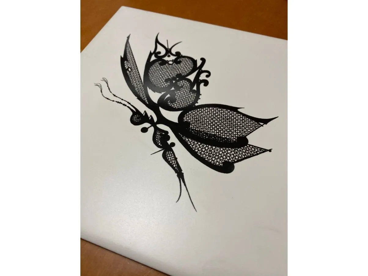 Piastrella di ceramica serie Madame Butterfly, Bardelli 3