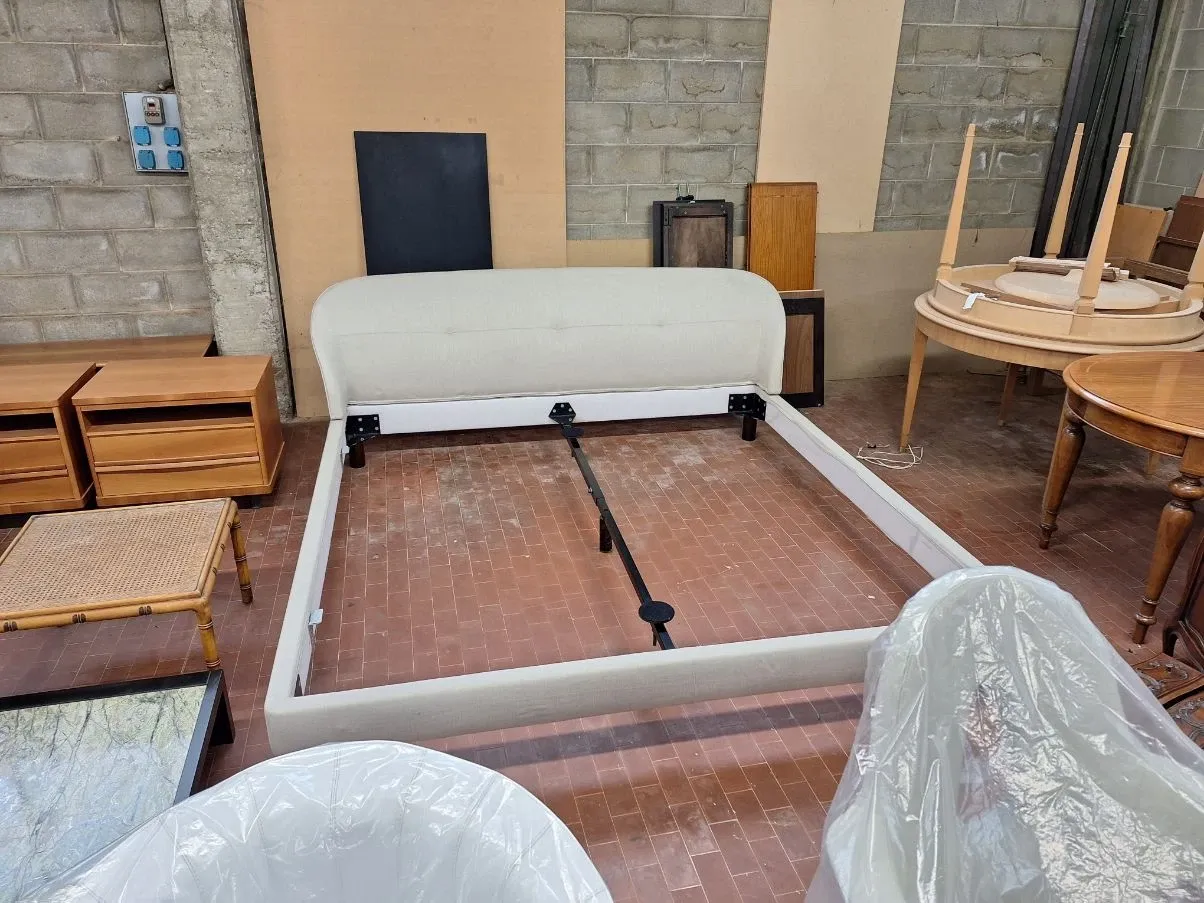 Letto king size Norma in tessuto, Giorgetti 2