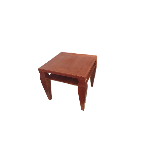 Tetra coffee table in cherry wood with lower shelf, Giorgetti image