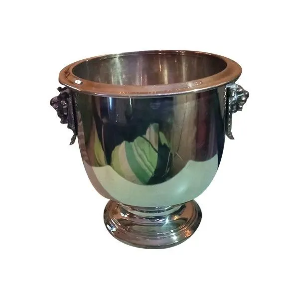 Vintage steel wine bucket image