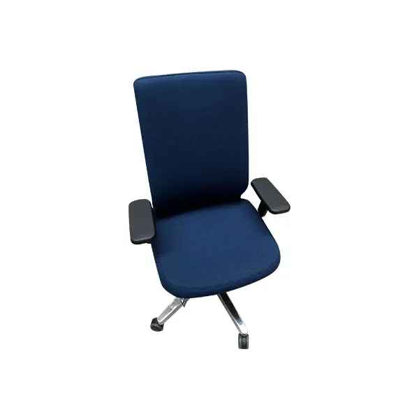 Seduta girevole e regolabile Pyla Mesh in tessuto (blu) 2