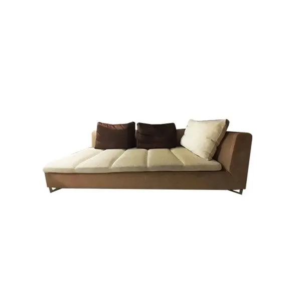 Ecksofa Feng aus Stoff (Beige) 