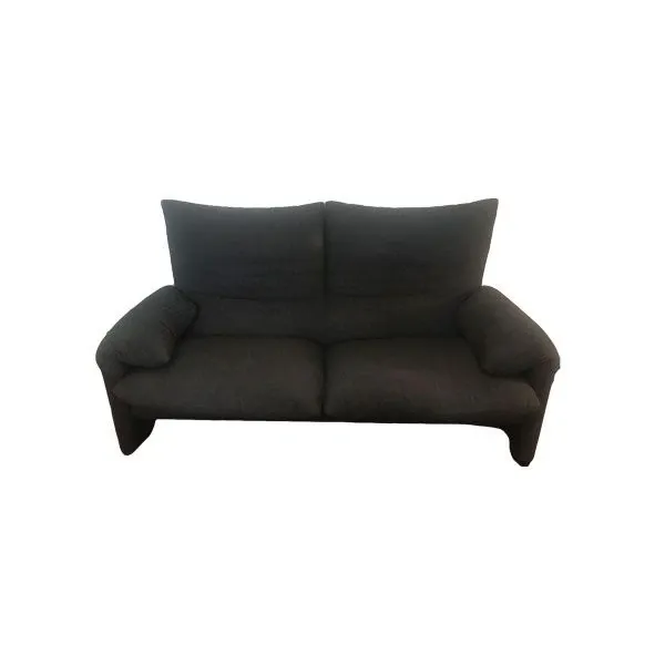 2-seater Maralunga sofa in fabric (anthracite), Cassina image