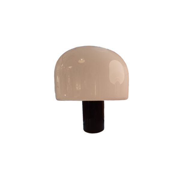 Lampada da tavolo Bellhop in alluminio e vetro soffiato, Flos image