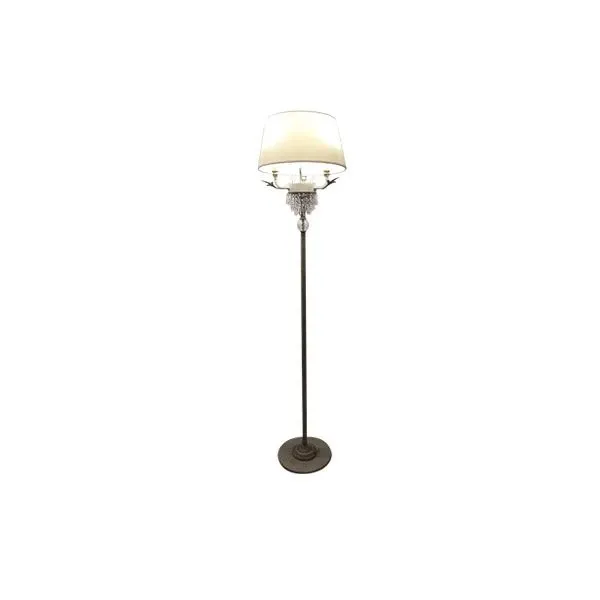 Glassé floor lamp in metal and crystal 8