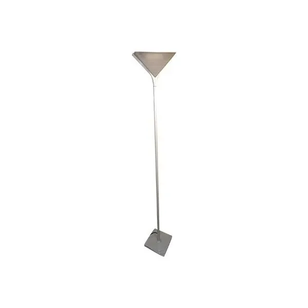 Floor lamp in metal and glass (1980s) 