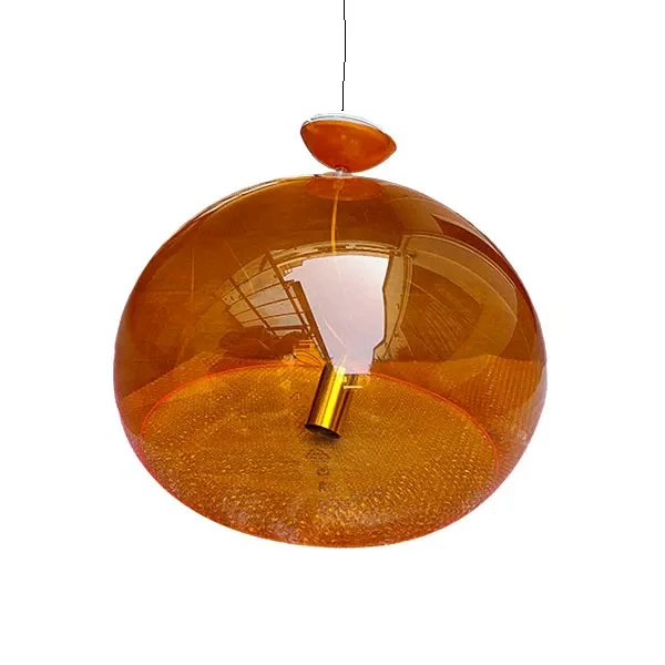 Lampada FL/Y in plastica trasparente (arancione), Kartell image