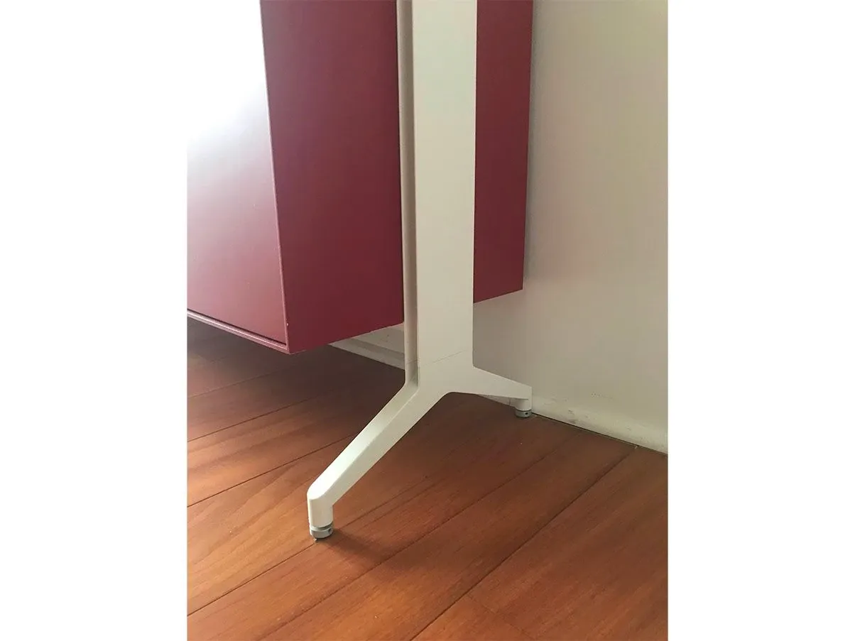 Aline bookcase with 3 modules in metal (white) 1