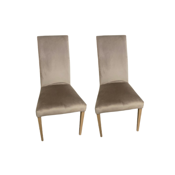 Coppia di sedie imbottite Mèditerranèè (beige), Calligaris image
