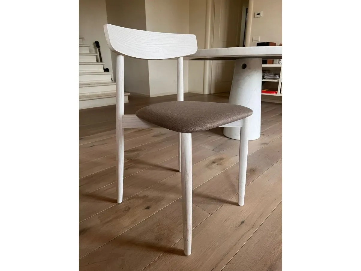 Set of 4 Claretta chairs in bleached ash, Miniforms 4