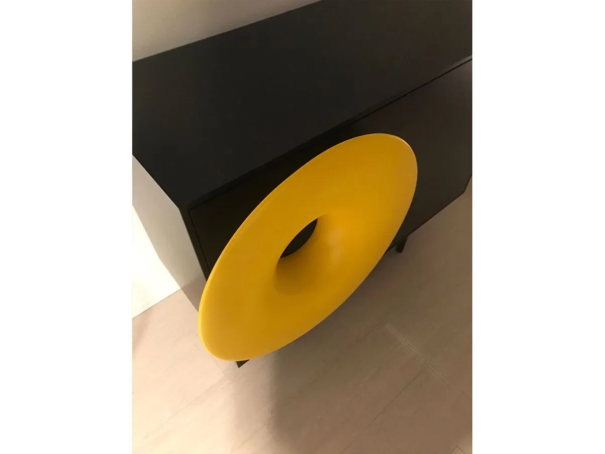 Caruso musical sideboard with wooden speaker (black), Miniforms 6