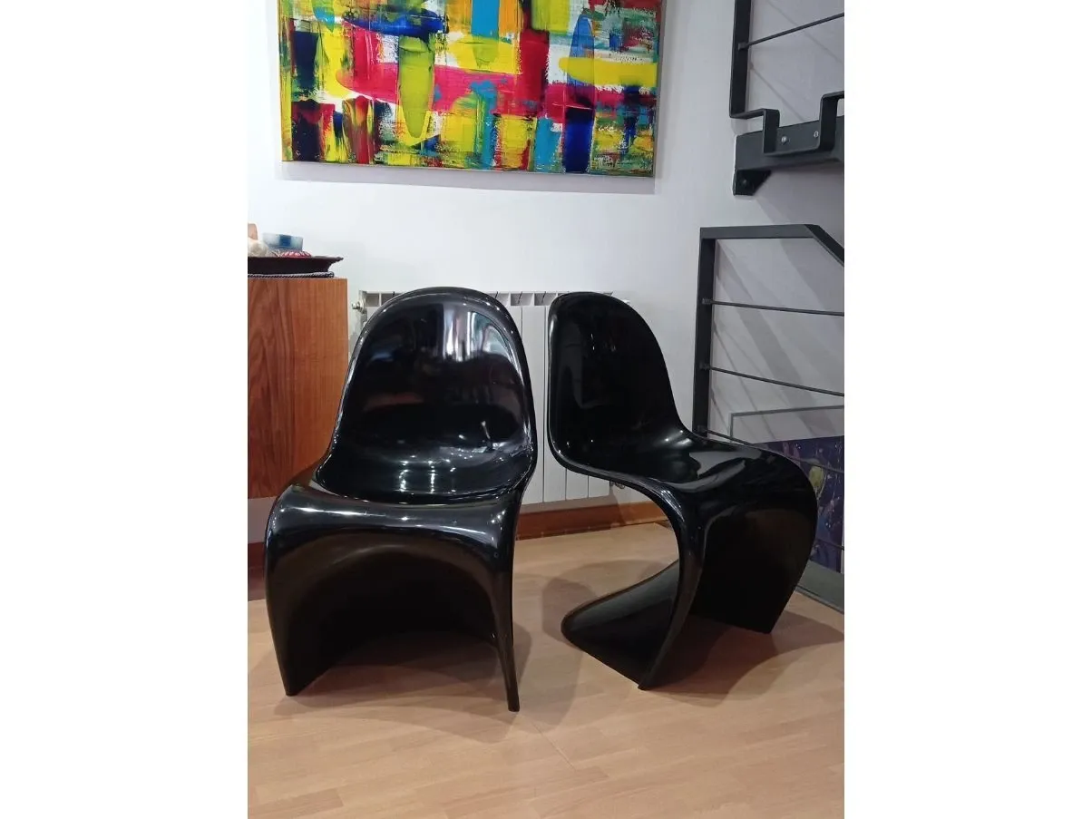 Set 2 sedie Panton vintage (anni'80), Vitra 6