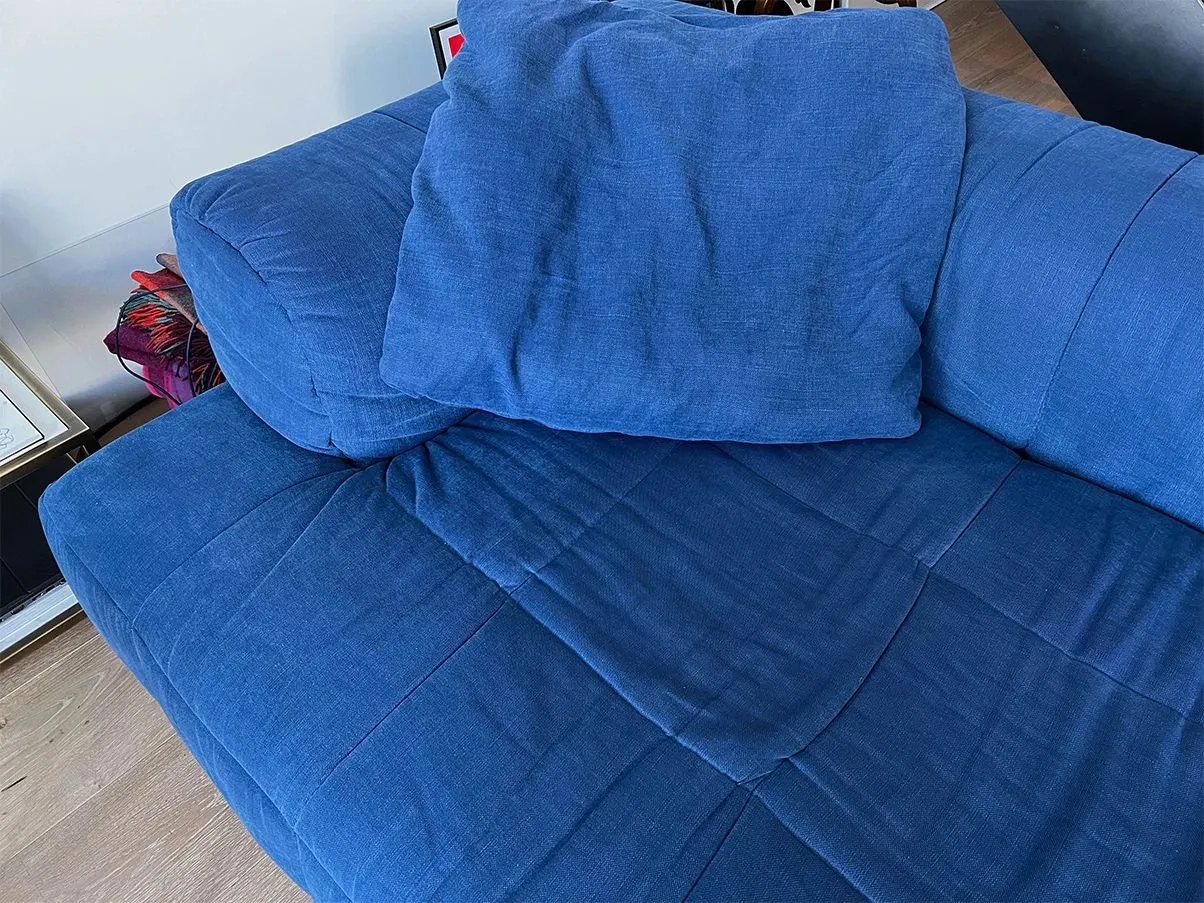 Strips Sofa modular sofa in fabric (blue) 5