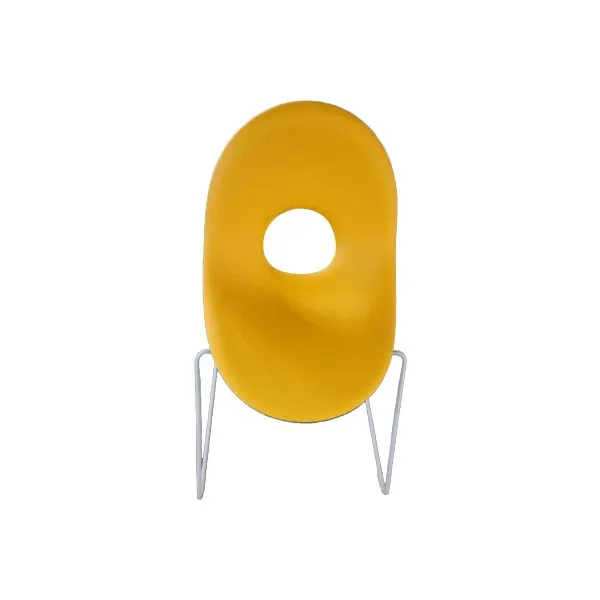 Sedia Candy con gambe in metallo (giallo), Lyxo image