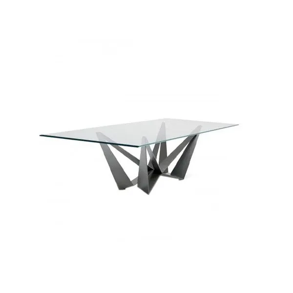 Skorpio rectangular table in crystal, Cattelan Italia image