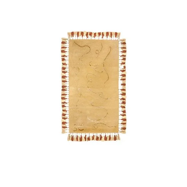 Recherche rectangular carpet (gold), Susanna Cati Design image