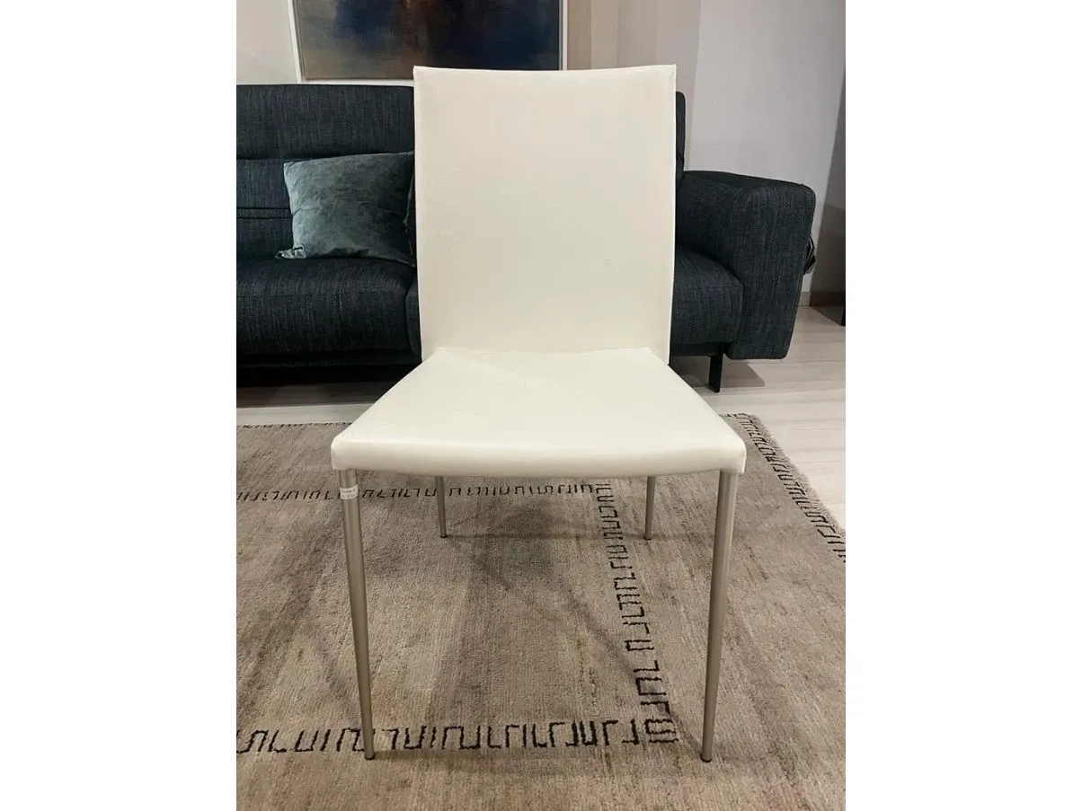 Minnie chair in eco-leather, Stones 3